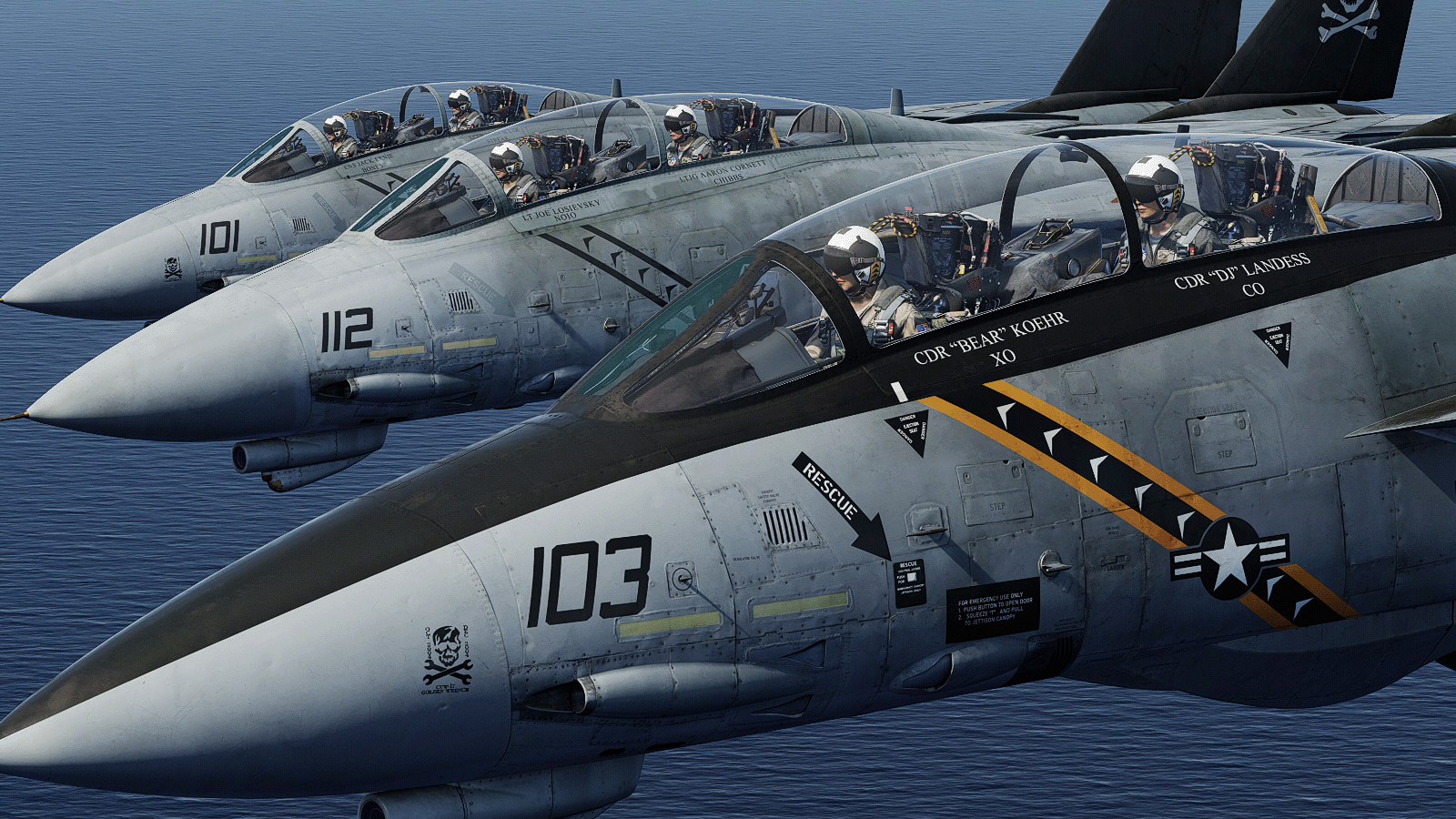 DCS F-14B(U) Tomcat im Flug