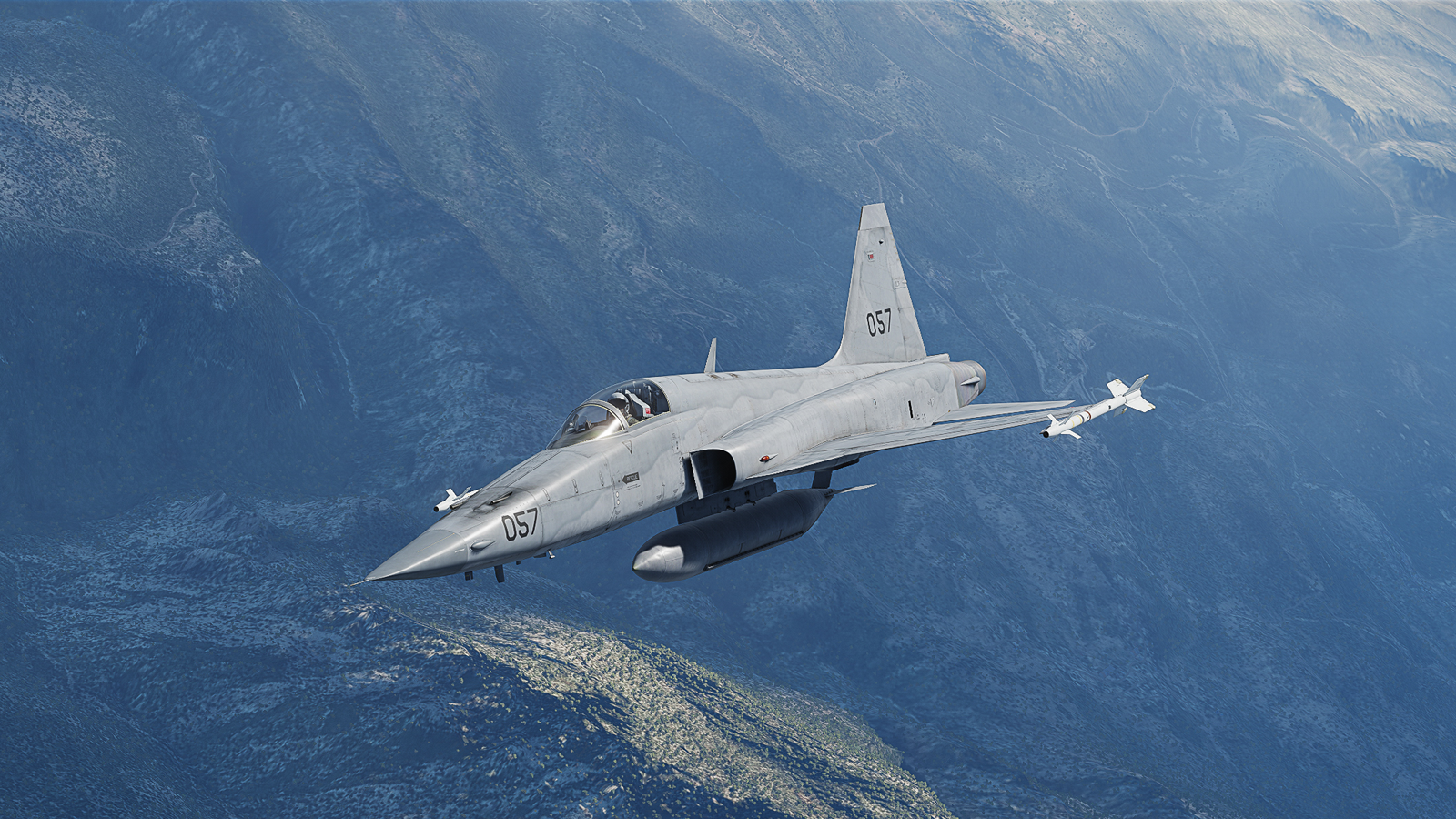 DCS F-5E Tiger II im Flug