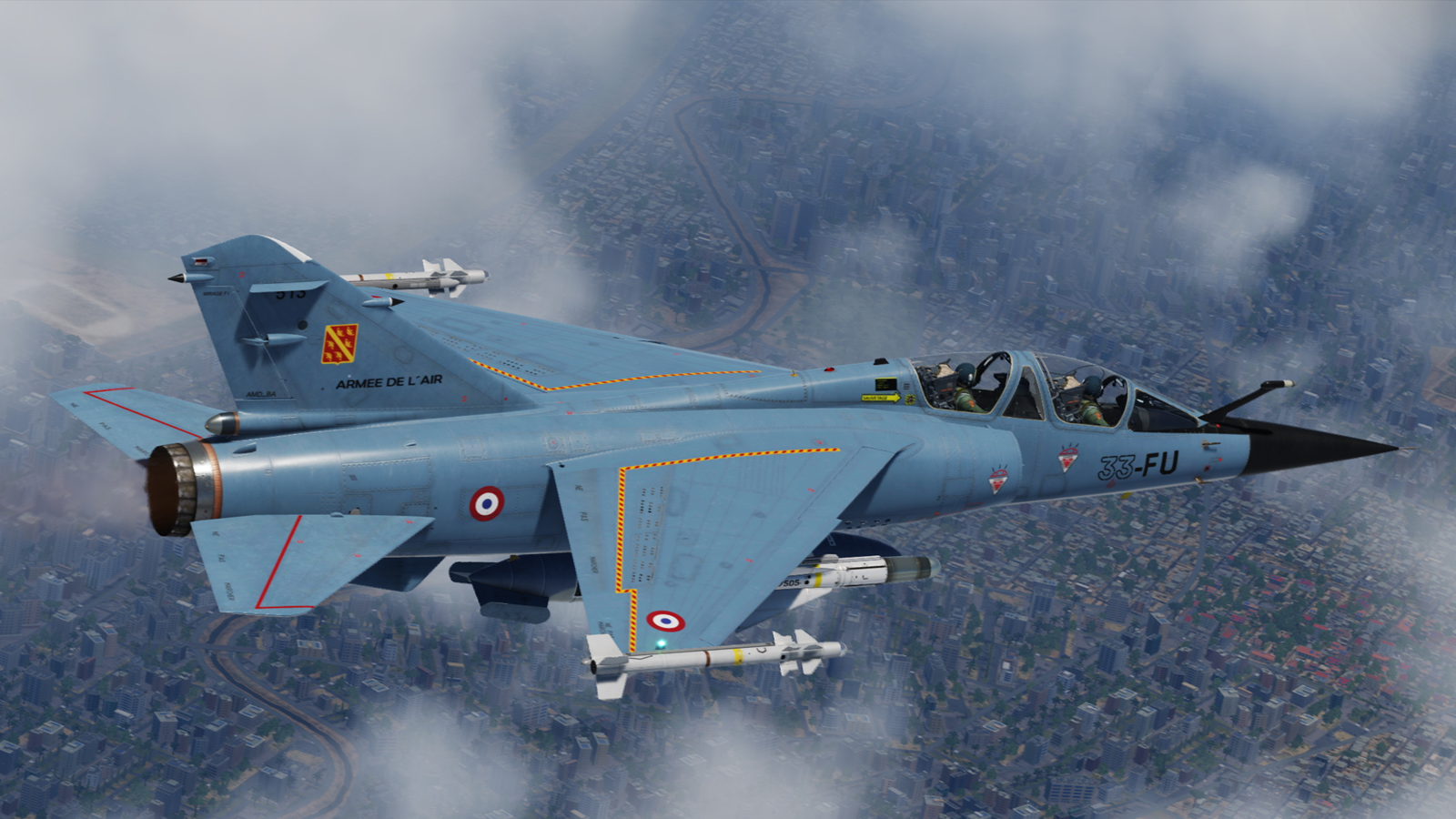 DCS Mirage F1 im Flug